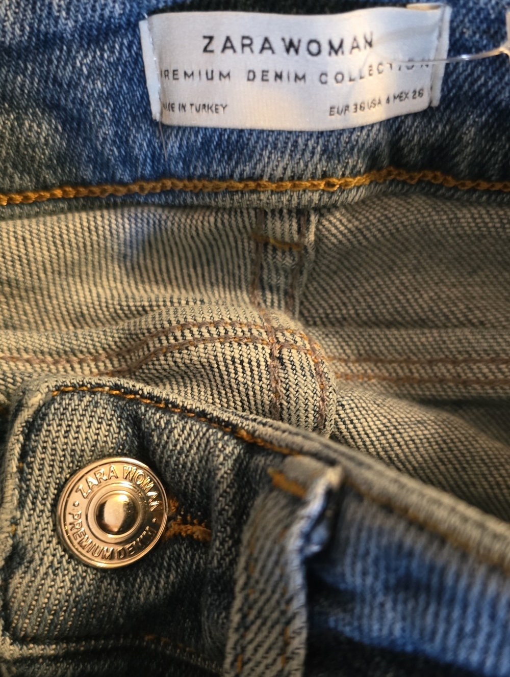 Zara Woman Jenas Women's Size 4 Blue Skinny